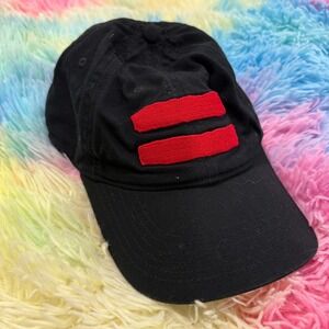Ed Sheeran Equals Album Merch Black Baseball Cap Red Logo Adjustable Hat